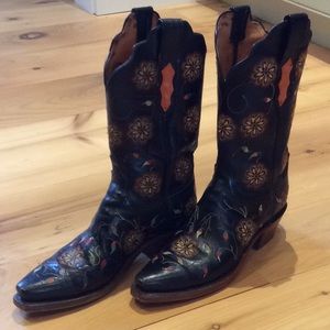 Lucchese  embroidered cowboy boots